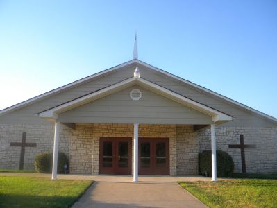 Church Building
Shows the front of the church building when approaching the entrance.
Keywords: church, building, property